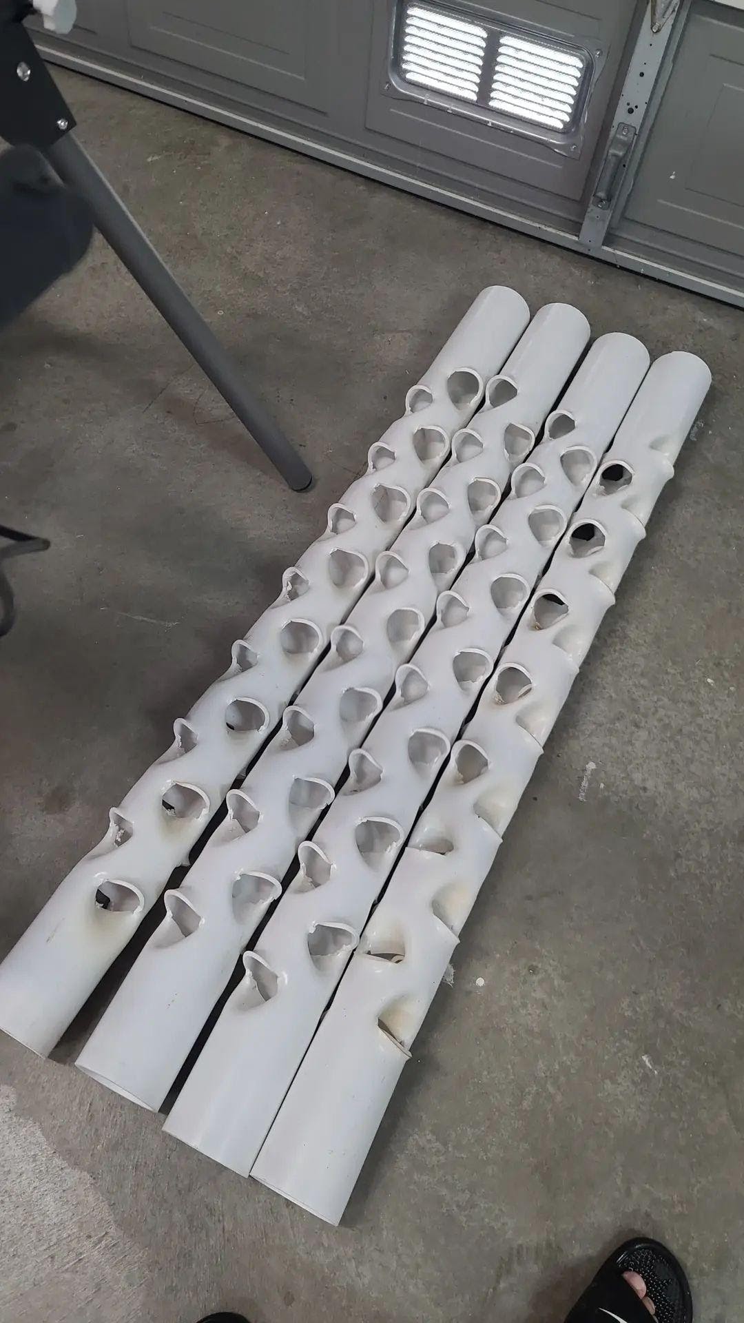 Finished Hydroponic Pipe