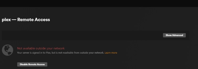 Plex Remote Access